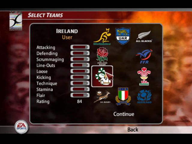 Rugby 2005 screenshot 3 for Playstation 2